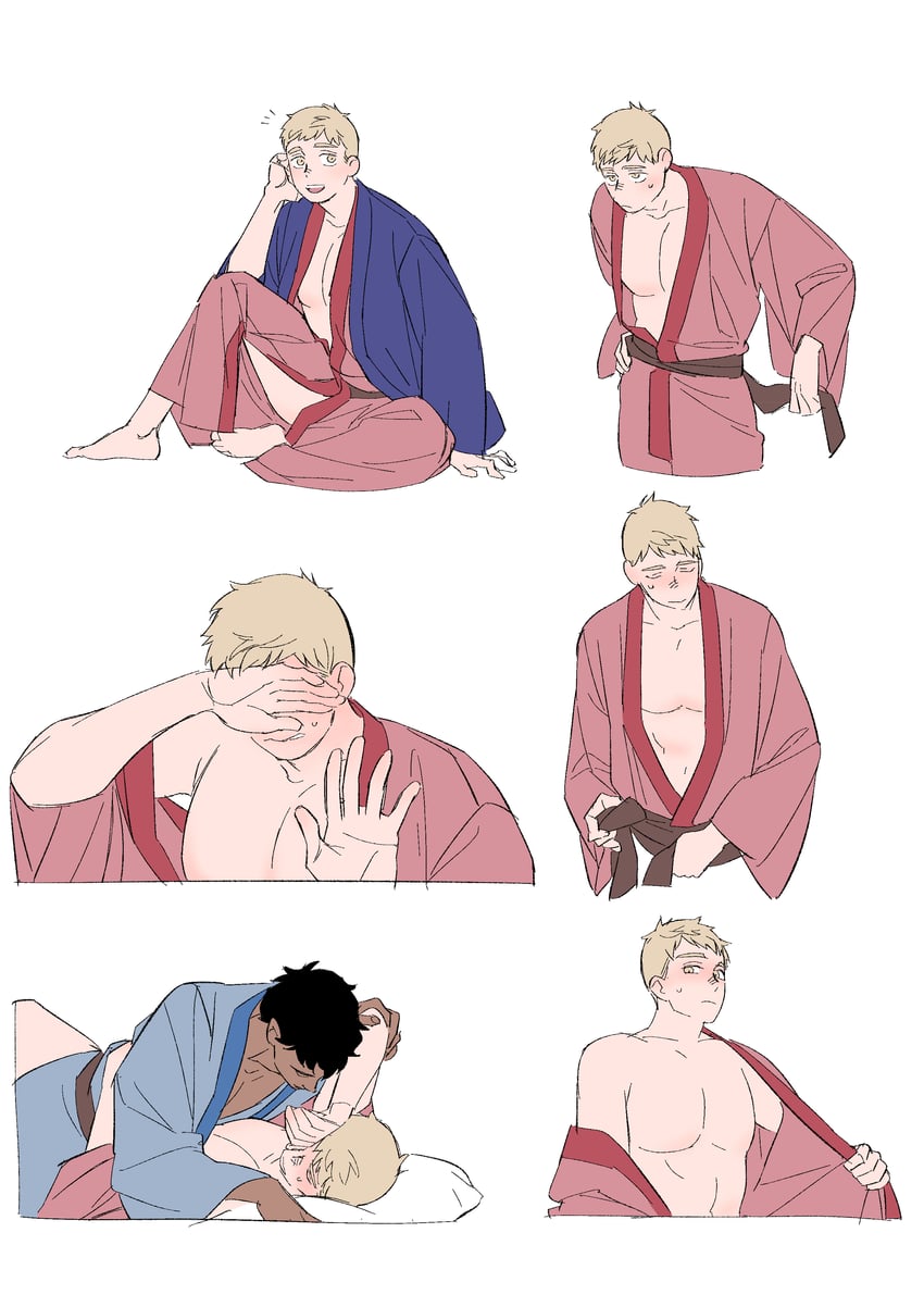 laios touden and kabru (dungeon meshi) drawn by daki_info