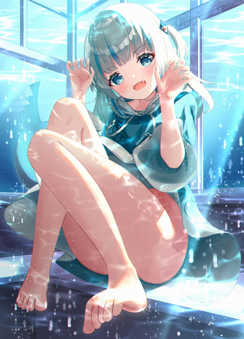 gawr gura (hololive and 1 more) drawn by anzu_yotsuba