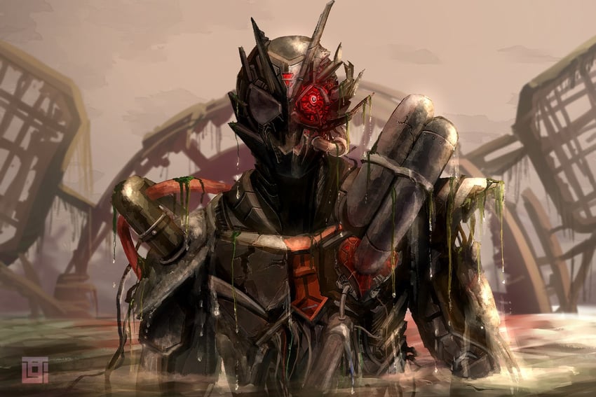kamen rider ark-zero (kamen rider and 1 more) drawn by kozsen_810290