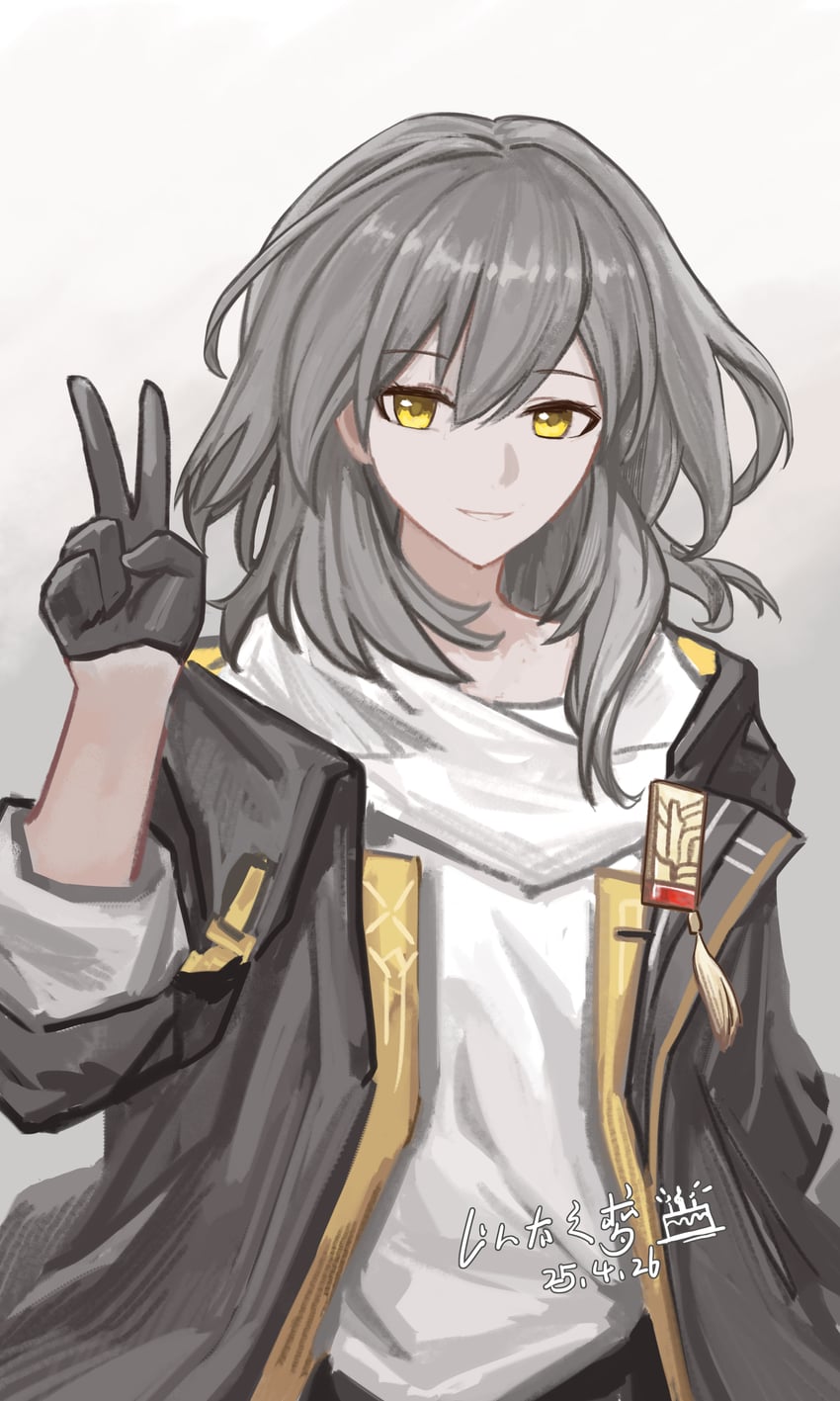 trailblazer and stelle (honkai and 1 more) drawn by yitai_zhi_meng