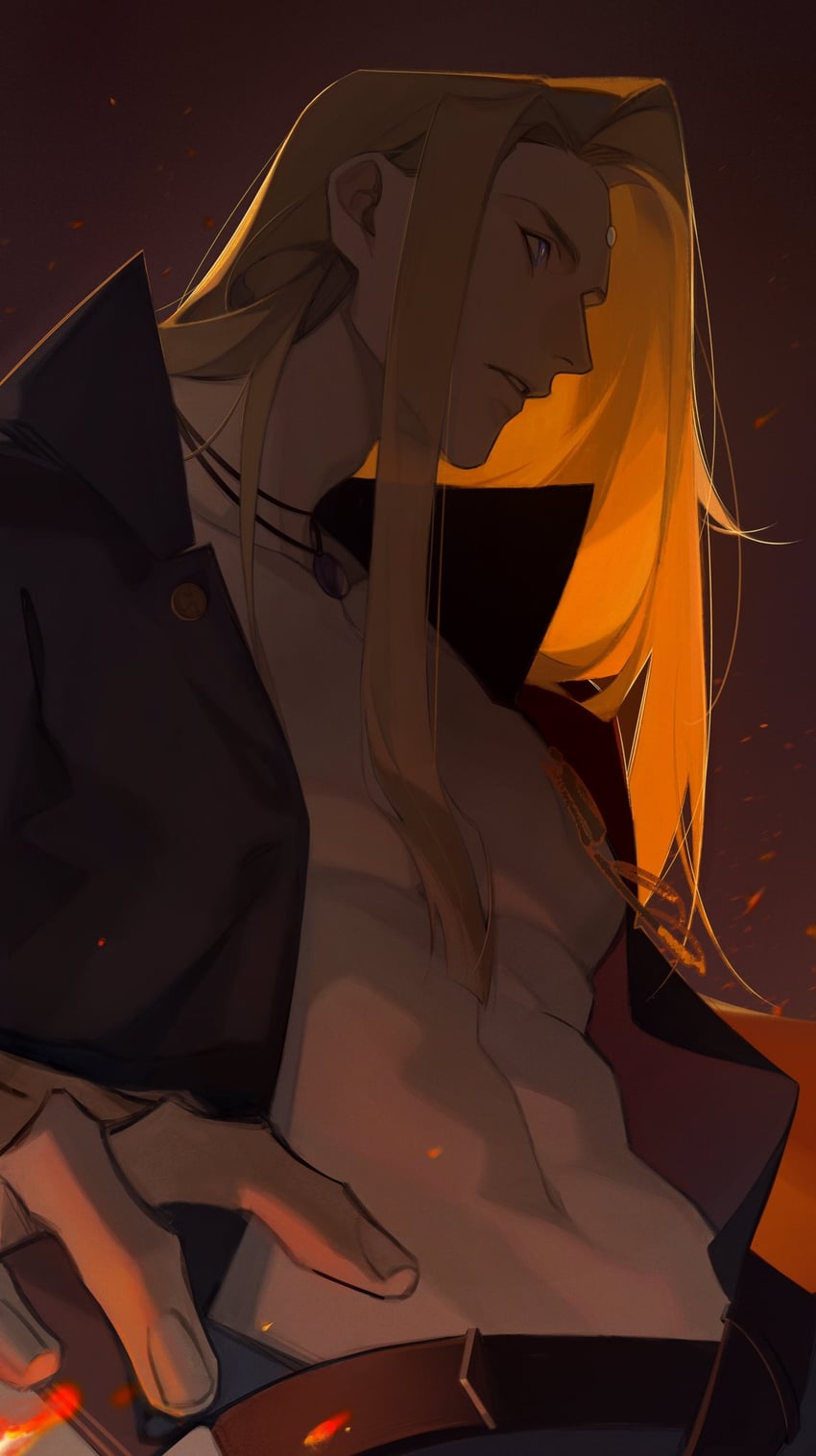 zenos yae galvus (final fantasy and 1 more) drawn by shanya0015
