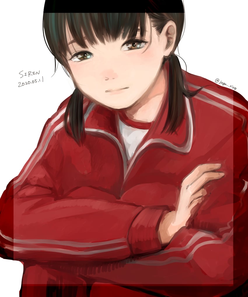 maeda tomoko (siren and 1 more) drawn by jaga_rico