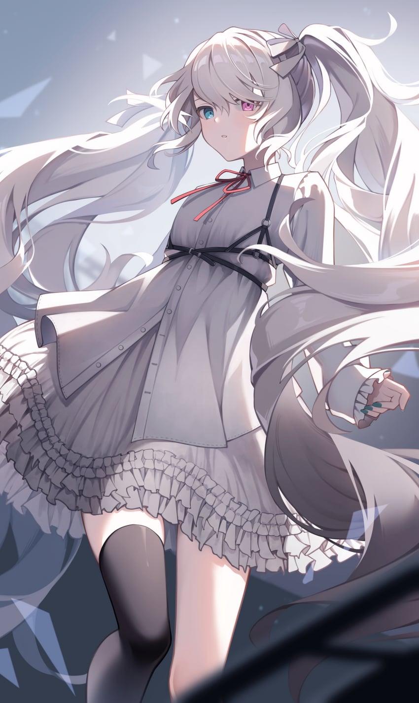 hatsune miku and 25-ji miku (vocaloid and 1 more) drawn by yuu0515000
