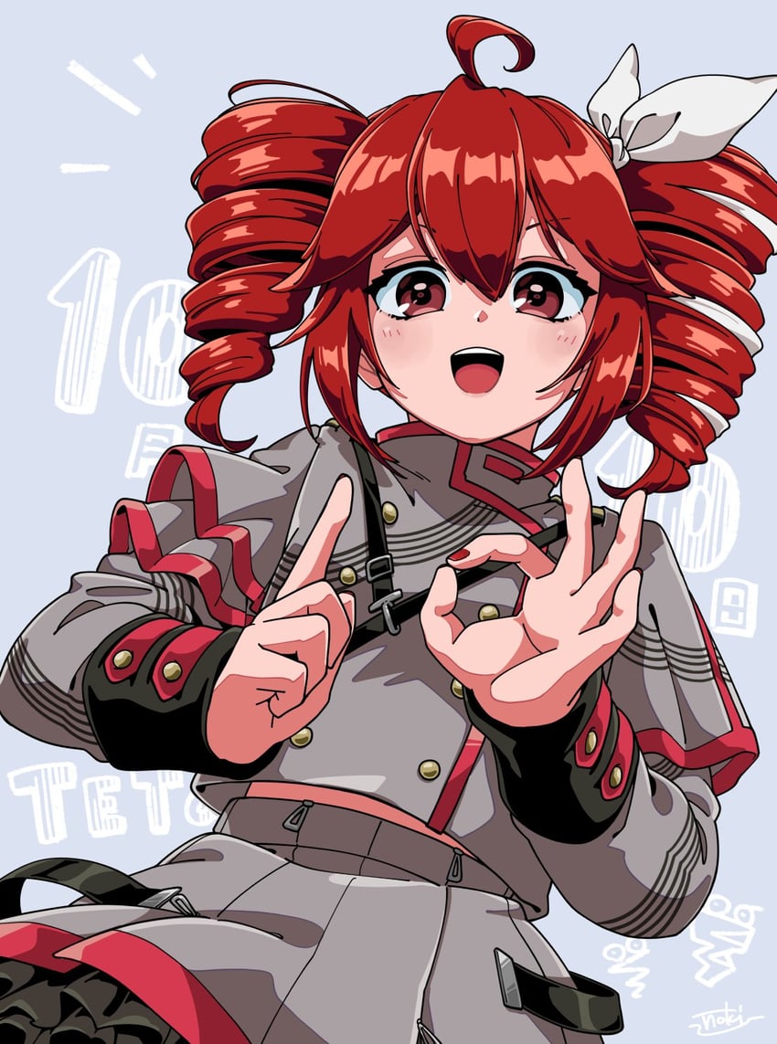 kasane teto (utau and 1 more) drawn by fujinoki_(horonabe-ken)