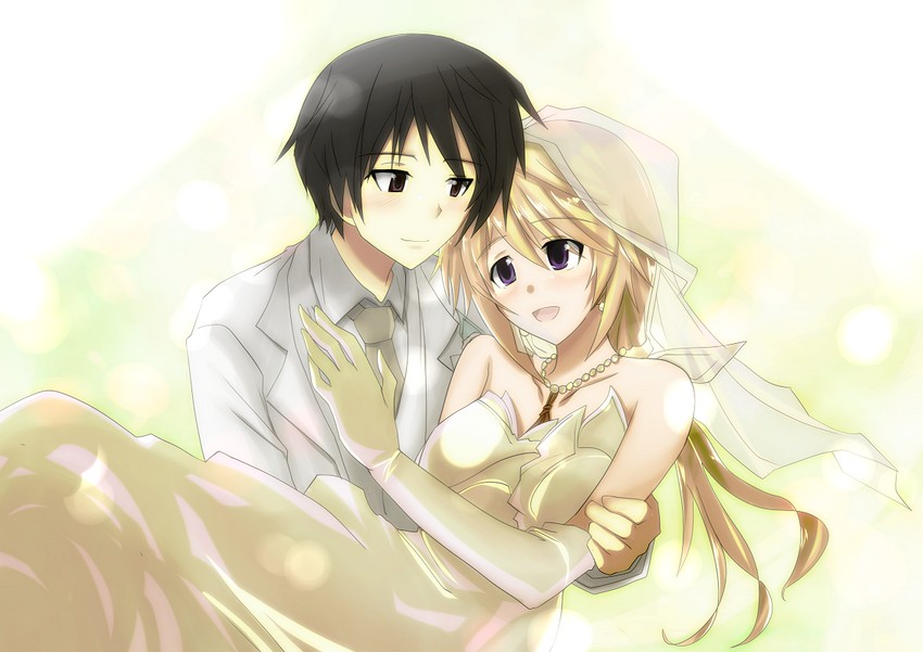 charlotte dunois and orimura ichika (infinite stratos) drawn by tobiuo_(62masa62)