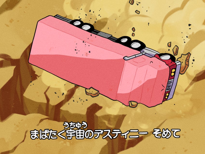 kirby, optimus prime, and big-rig mouth (kirby and 3 more) drawn by rariatto_(ganguri)