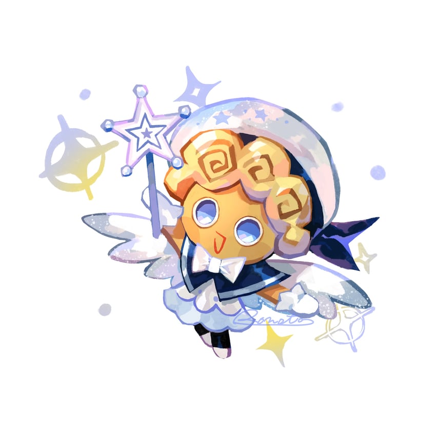 angel cookie (cookie run and 1 more) drawn by rn9j