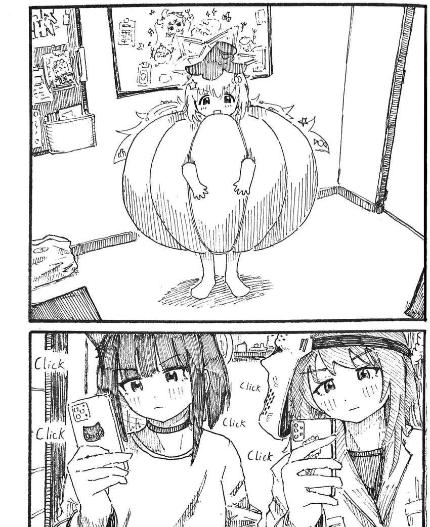 kazusa, reisa, and airi (blue archive and 1 more) drawn by shiokaze1409