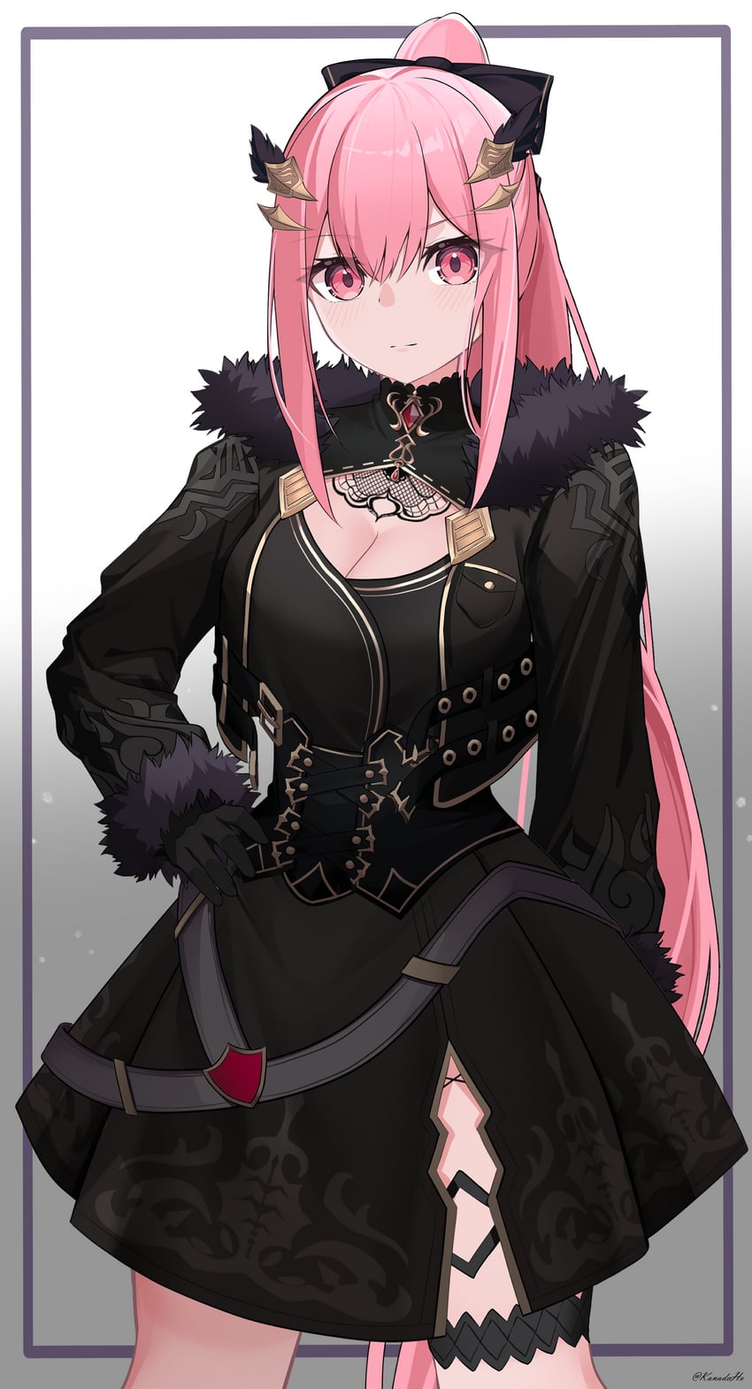 mori calliope (hololive and 1 more) drawn by kanadeho