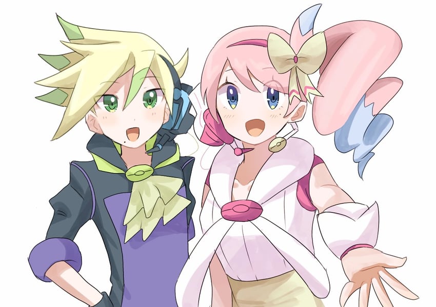 yancy and curtis (pokemon and 1 more) drawn by han0579