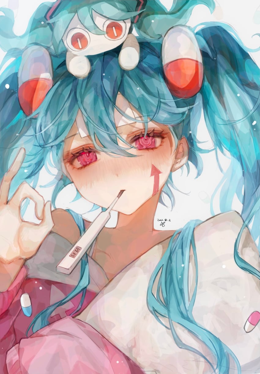 hatsune miku and aimaina (vocaloid and 2 more) drawn by ofgwr