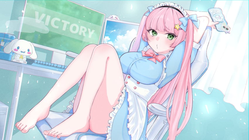 cinnamoroll (original and 2 more) drawn by tsunaginu