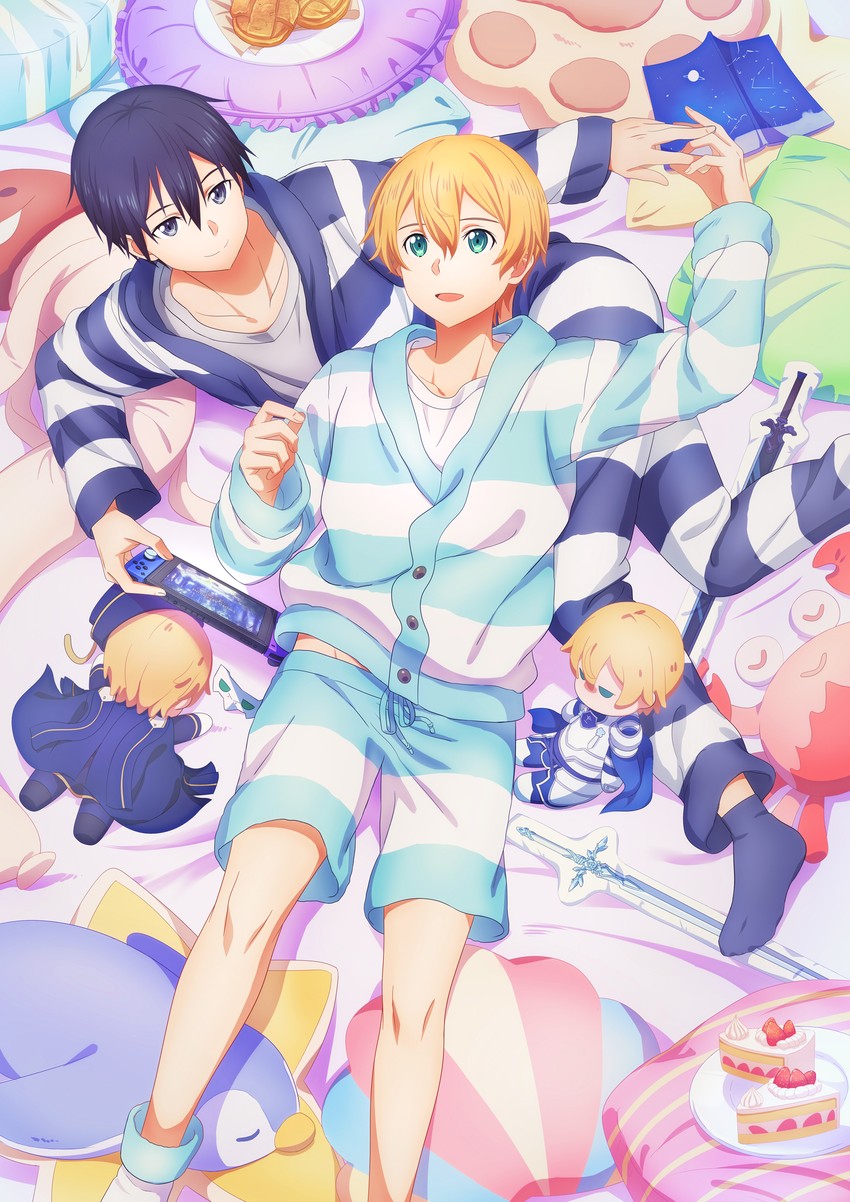 kirito and eugeo (sword art online and 1 more) drawn by fcc_(fengcheche)