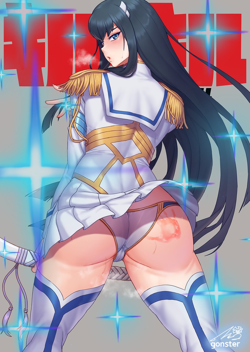 kiryuuin satsuki and junketsu (kill la kill) drawn by gonster