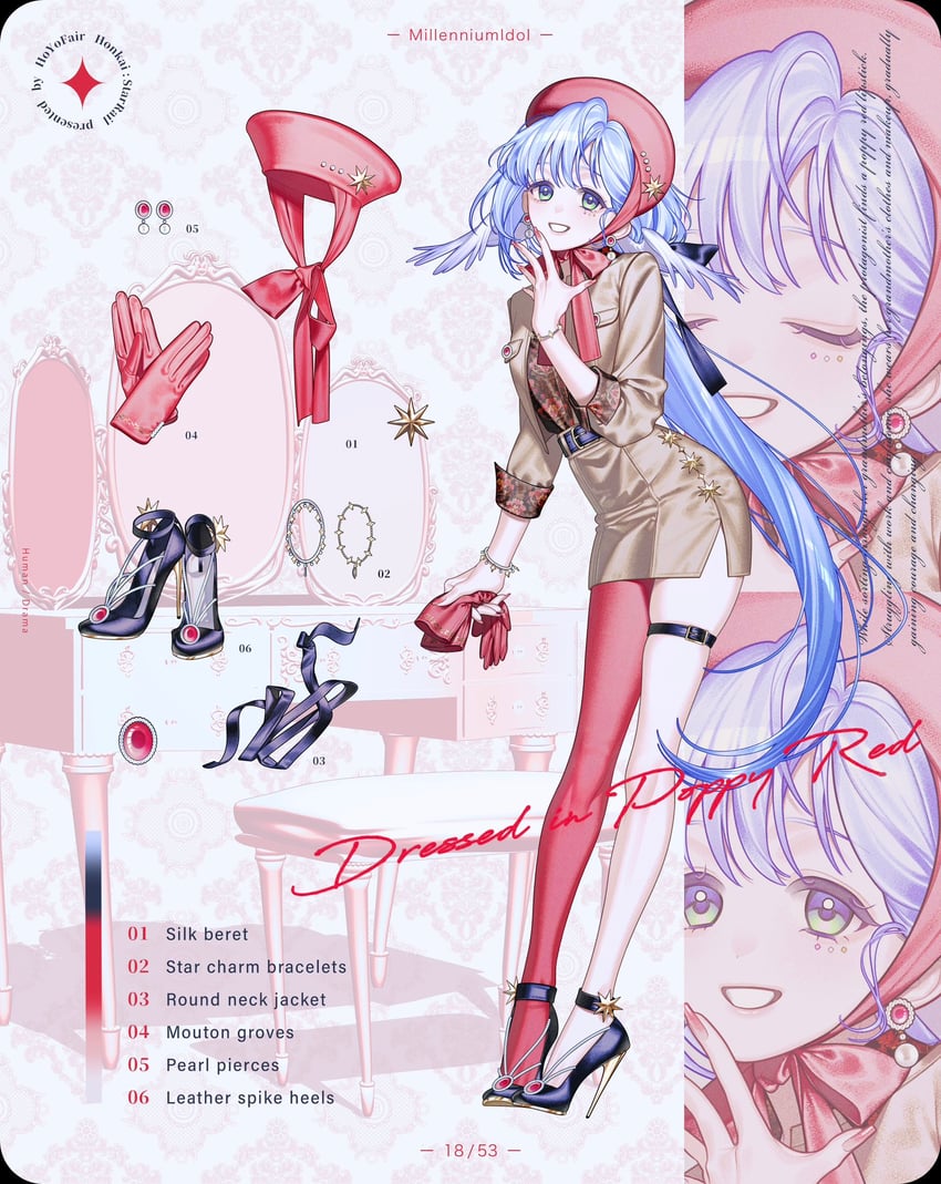 robin (honkai and 1 more) drawn by nanoka_san