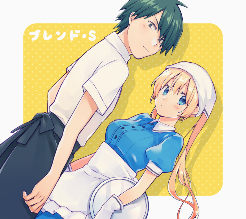 hinata kaho and akizuki kouyou (blend s) drawn by katakura_(jnug3453)