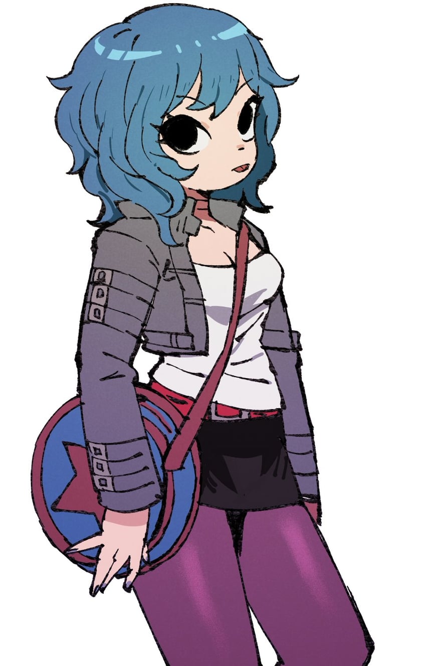 ramona flowers (scott pilgrim and 1 more) drawn by tetsu_(teppei)