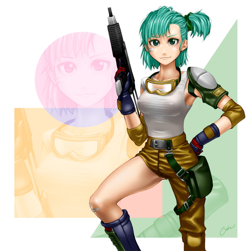 bulma (dragon ball and 1 more) drawn by goh1090