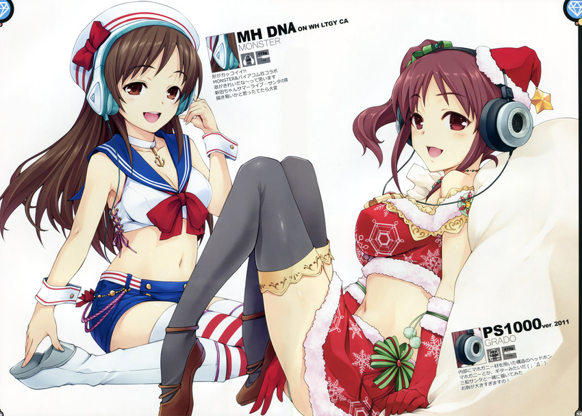 nitta minami and mifune miyu (idolmaster and 1 more) drawn by hiiro_yuki