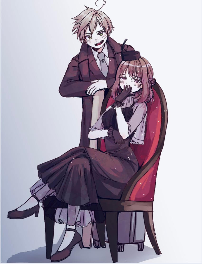 czech republic and slovakia (axis powers hetalia) drawn by 3ta_marja