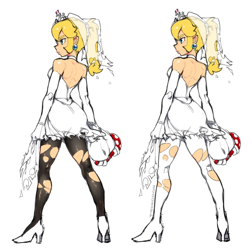 princess peach (mario and 1 more) drawn by taikodon
