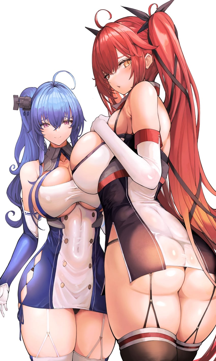 st. louis and honolulu (azur lane) drawn by yusha_m