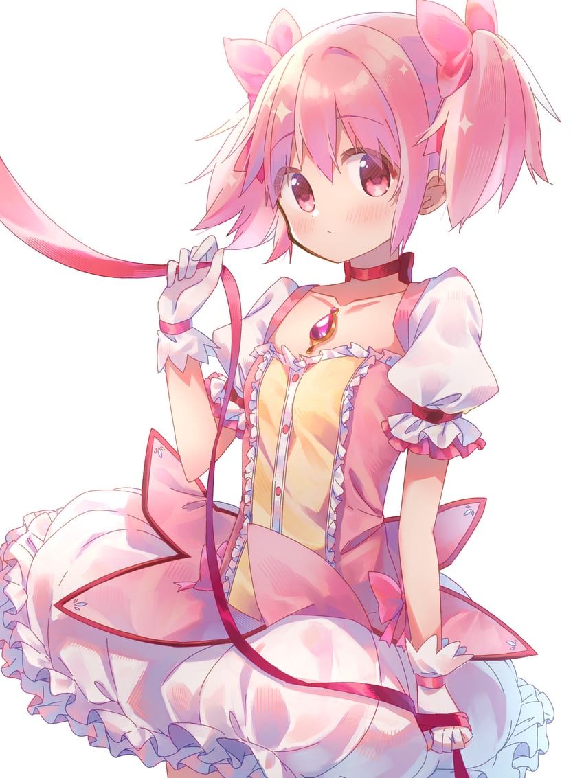 kaname madoka (mahou shoujo madoka magica) drawn by ruru_(rurumagi)
