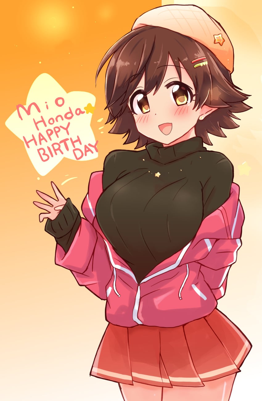 honda mio (idolmaster and 1 more) drawn by tong_(freedom2000)