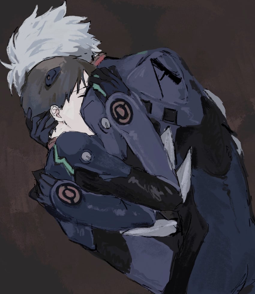 ikari shinji and nagisa kaworu (neon genesis evangelion and 1 more) drawn by umum5353