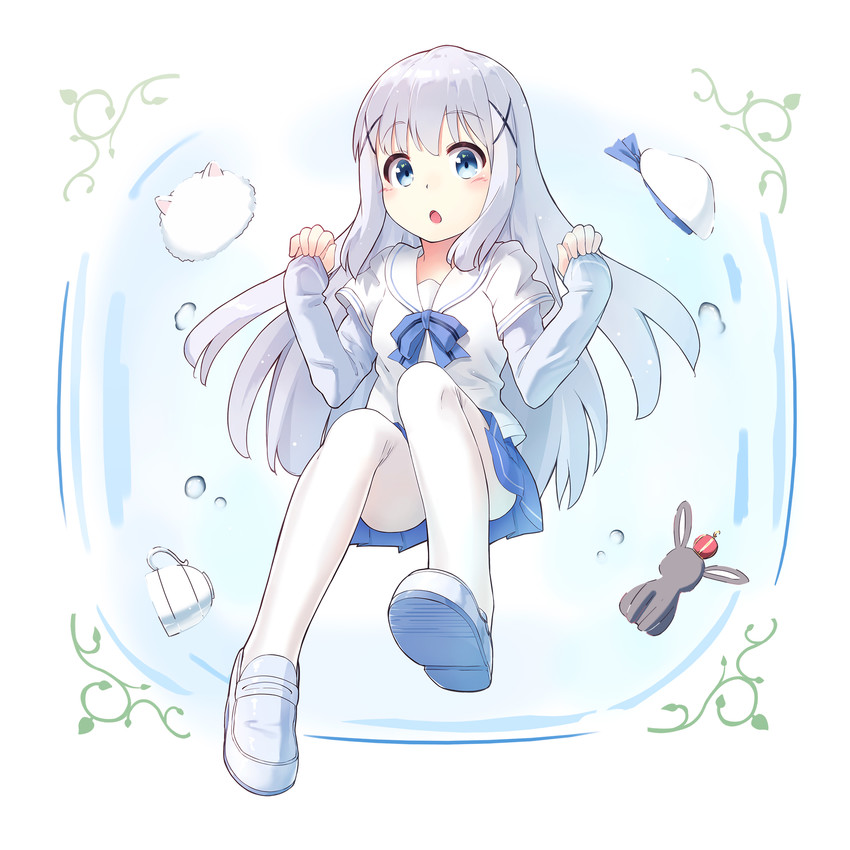 kafuu chino, tippy, and anko (gochuumon wa usagi desu ka?) drawn by coffeiz_p