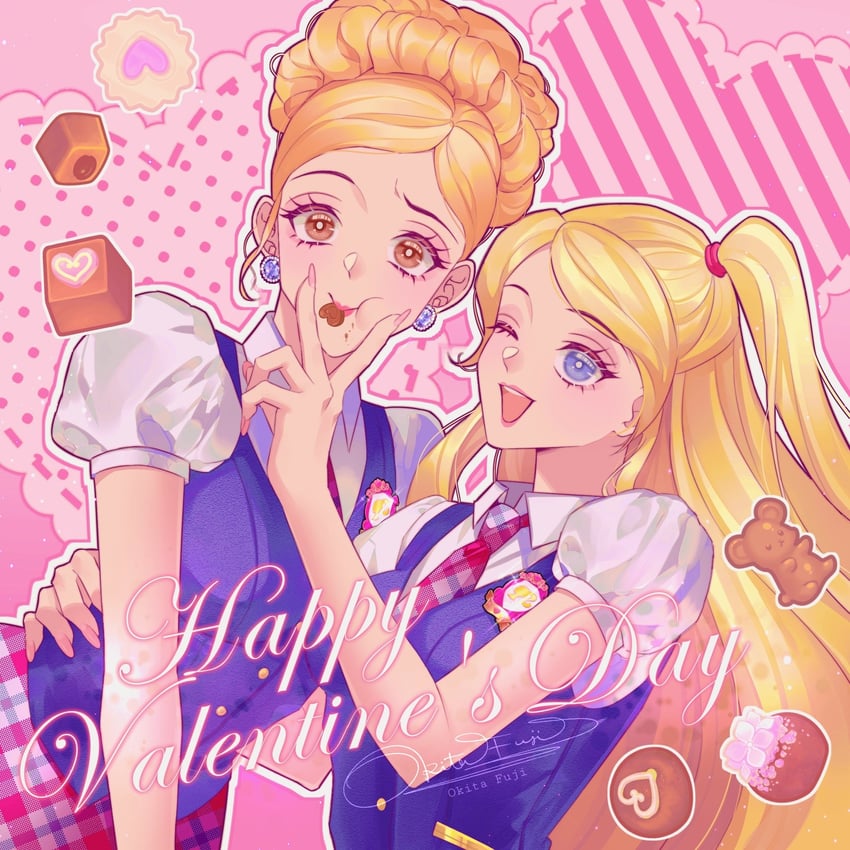 barbie, blair willows, summer, and delancy devin (barbie and 1 more) drawn by okitafuji
