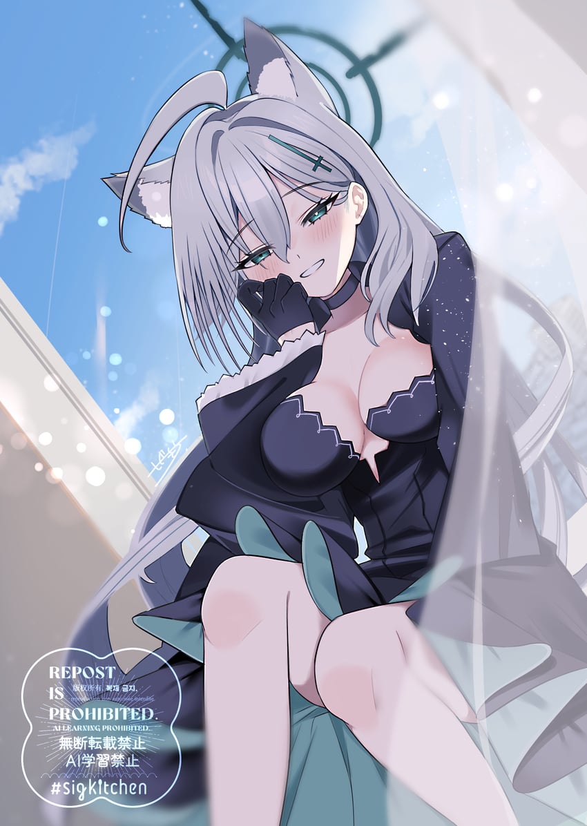 shiroko and shiroko terror (blue archive) drawn by tsushima_shigure