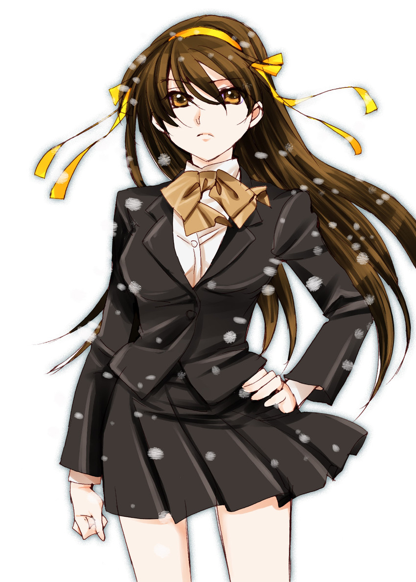 suzumiya haruhi (suzumiya haruhi no yuuutsu and 1 more) drawn by sawakana