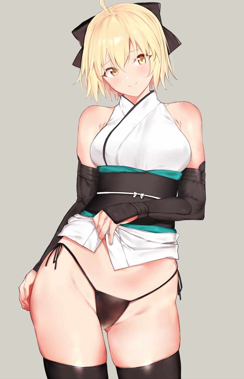 okita souji (fate and 2 more) drawn by remora180