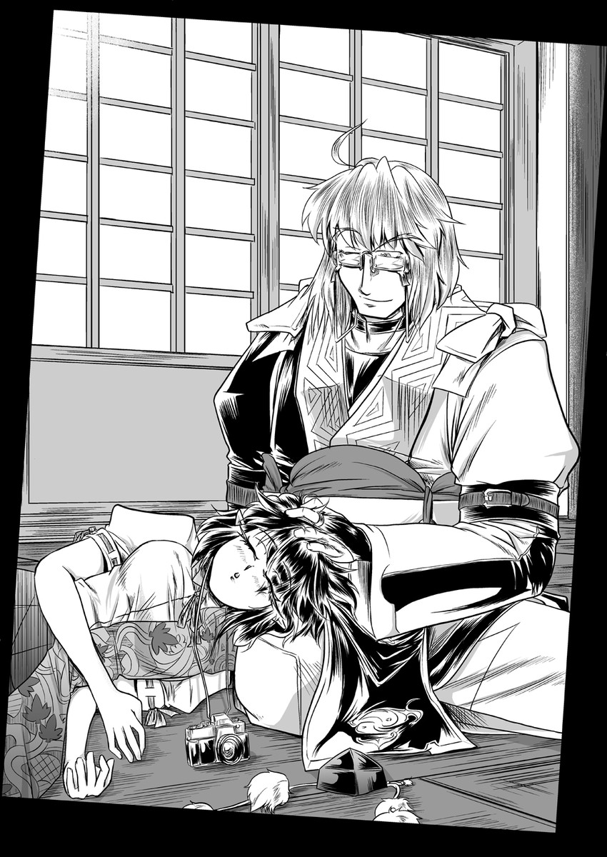shameimaru aya and morichika rinnosuke (touhou) drawn by shuma_(daitokei)