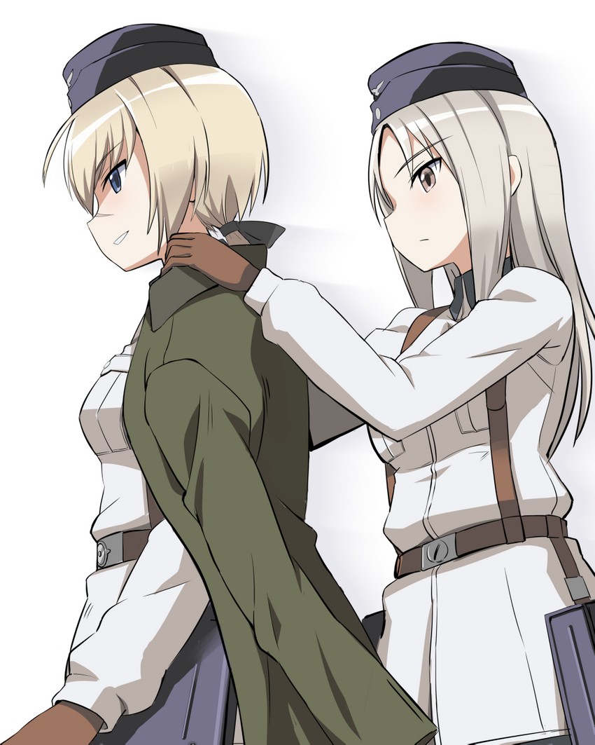 hanna rudel and adelheid (world witches series and 1 more) drawn by ...