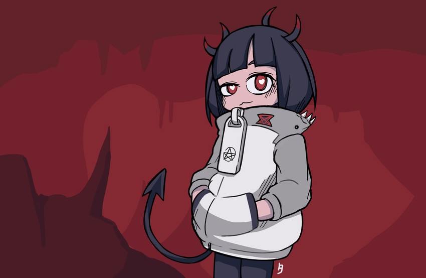 jitomi monoe (helltaker and 1 more) drawn by owlsoda