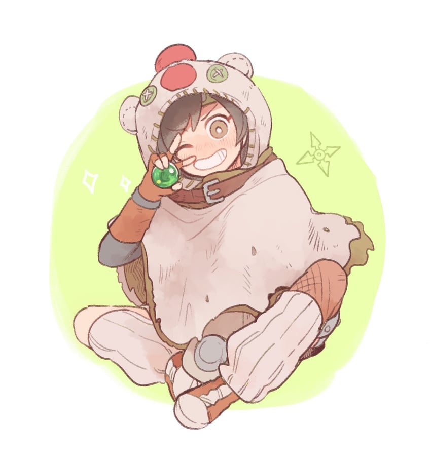 yuffie kisaragi and moogle (final fantasy and 2 more) drawn by tasituma2