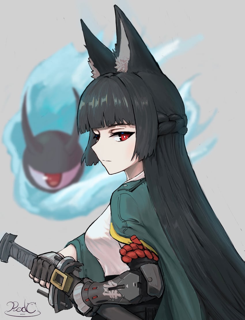 hoshimi miyabi and tailless (zenless zone zero) drawn by redc0928