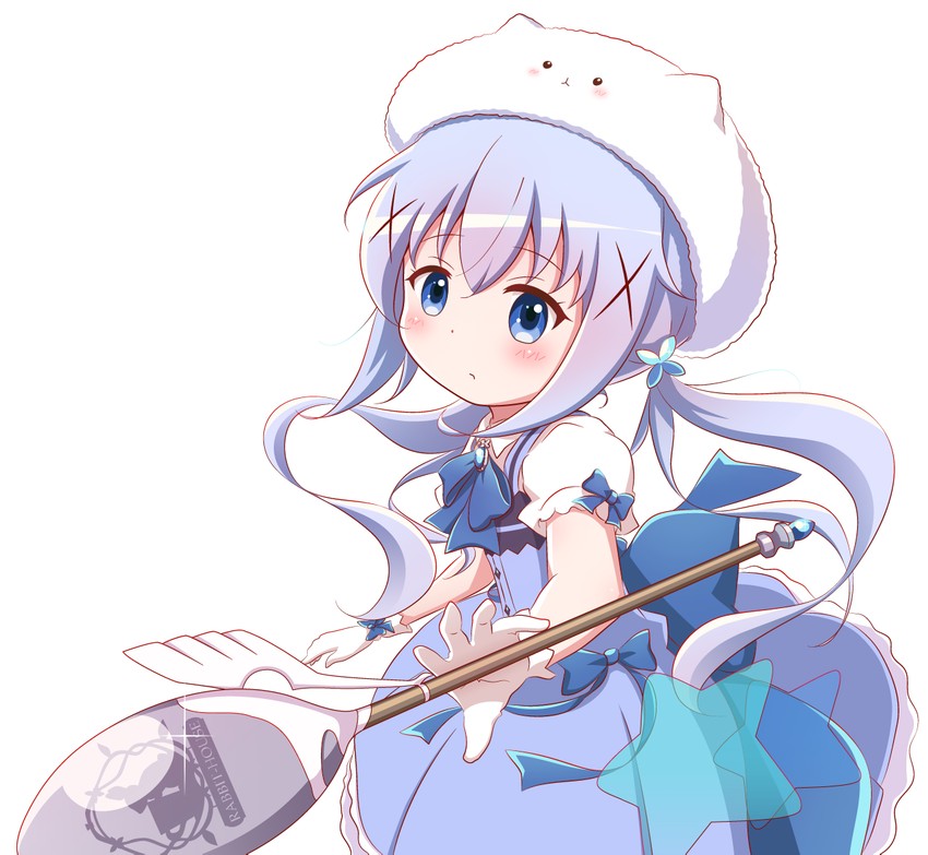 kafuu chino and tippy (gochuumon wa usagi desu ka?) drawn by goth_risuto