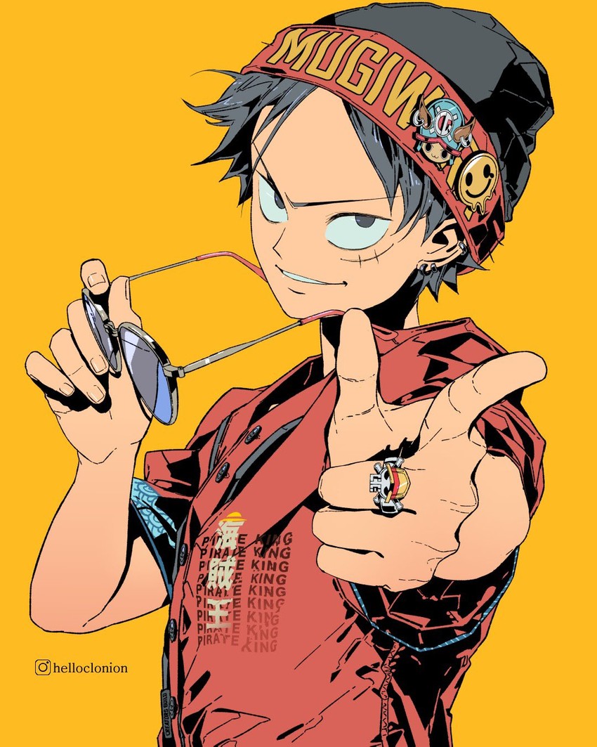 monkey d. luffy and tony tony chopper (one piece) drawn by clonion