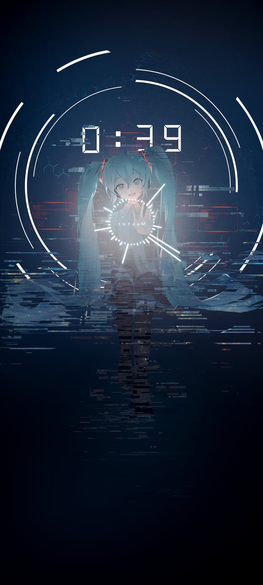 hatsune miku (vocaloid and 1 more) drawn by kamatoyu