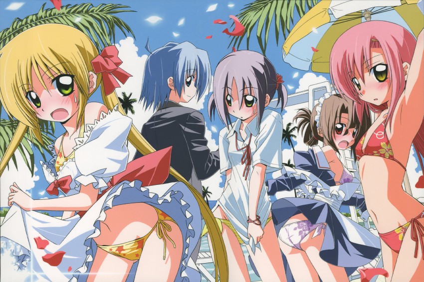 katsura hinagiku, sanzen'in nagi, maria, ayasaki hayate, and nishizawa ayumu (hayate no gotoku!) drawn by hata_kenjirou