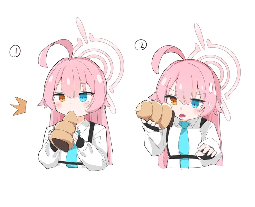 hoshino (blue archive and 1 more) drawn by unli_free