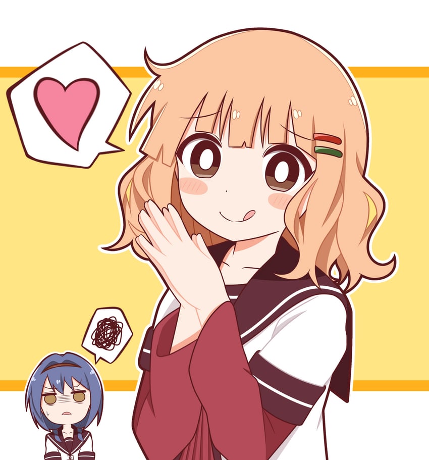 oomuro sakurako and furutani himawari (yuruyuri and 1 more) drawn by goron_(phde2424)