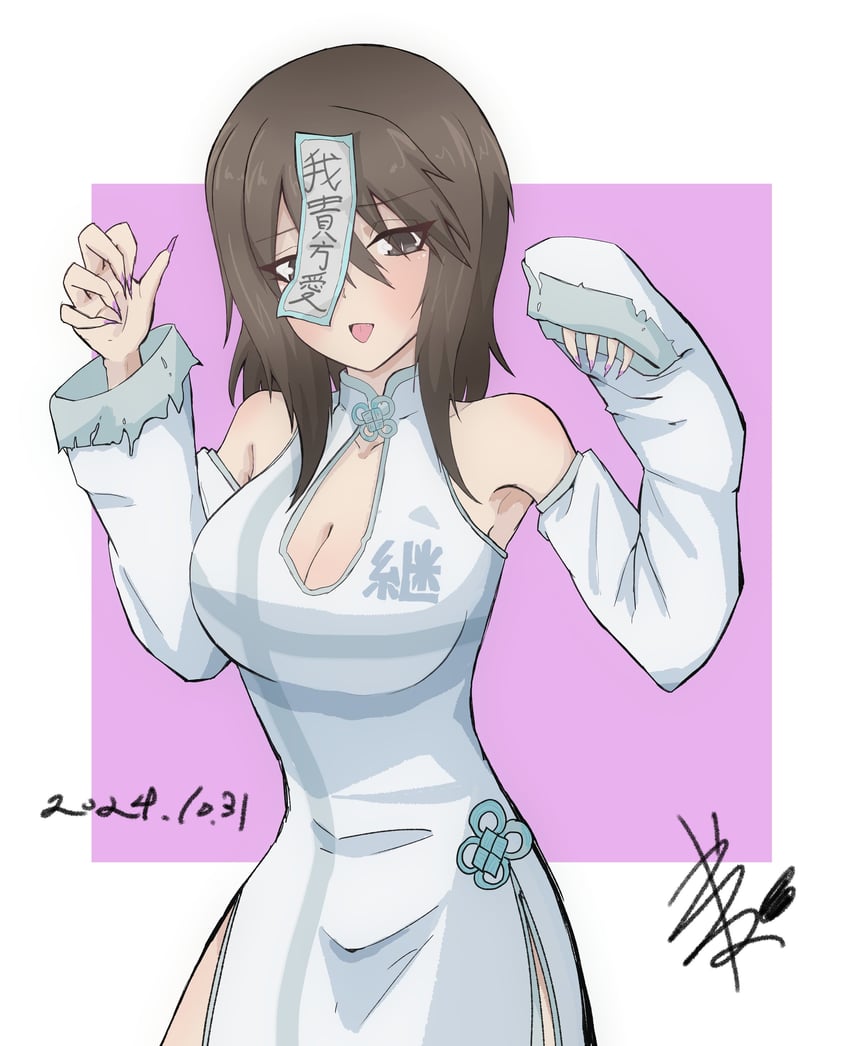 mika (girls und panzer) drawn by yayuna_kaitati