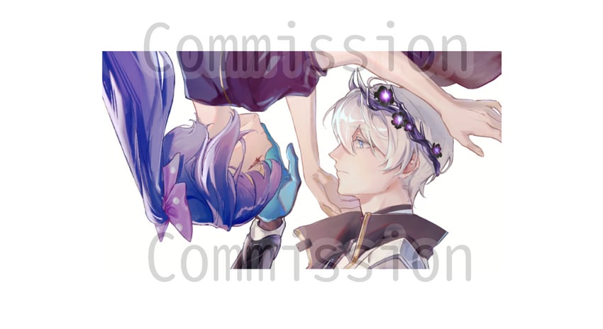 kevin kaslana and mei (honkai and 1 more) drawn by shiregotoaka