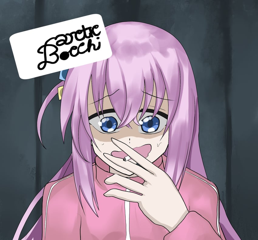 gotoh hitori (bocchi the rock! and 1 more) drawn by scaryyandere
