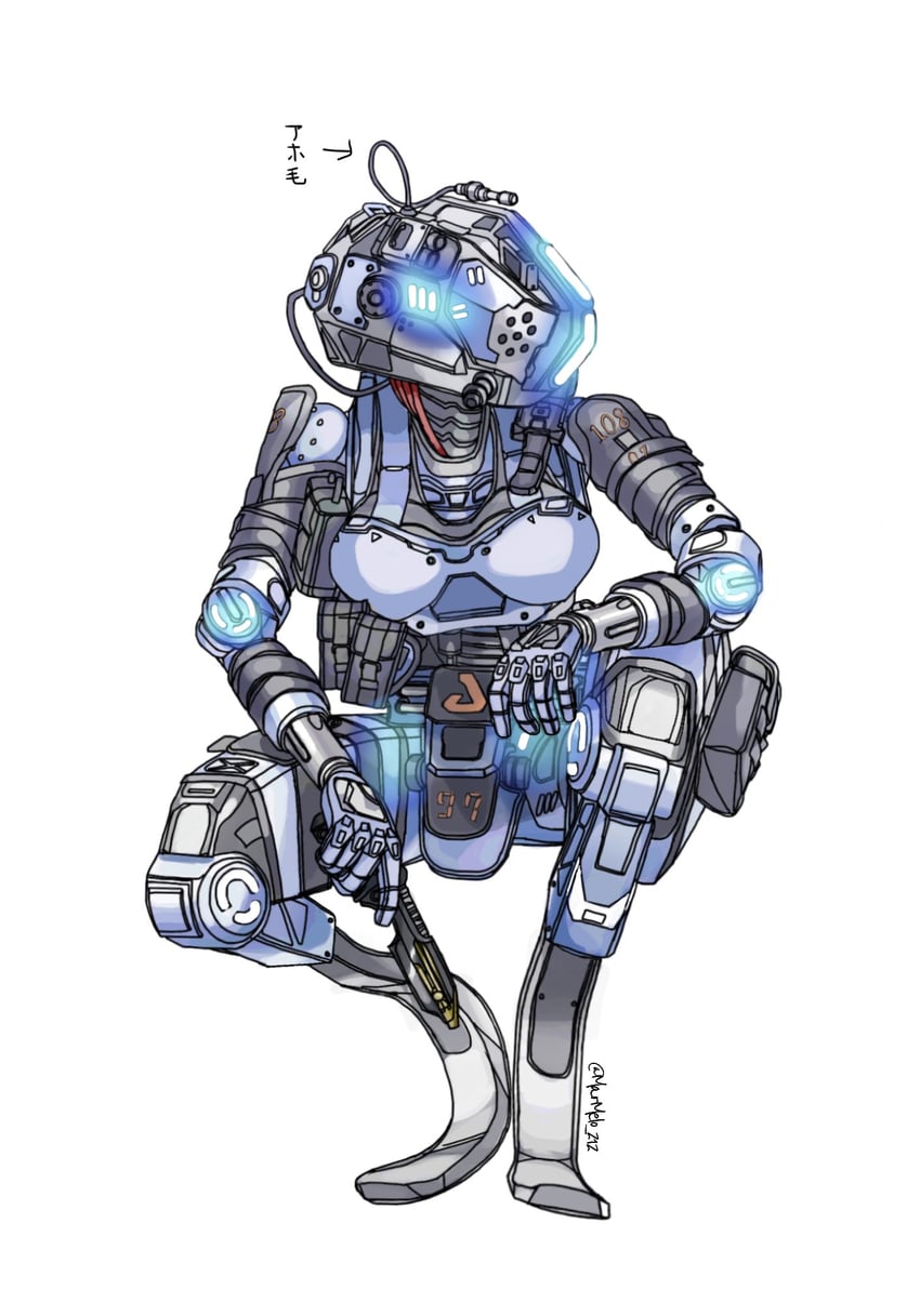 pilot and stim pilot (titanfall and 1 more) drawn by kotone_a
