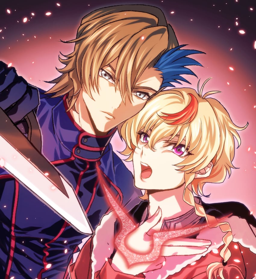 ash phoenix and roze (code geass and 1 more) drawn by soubi1022